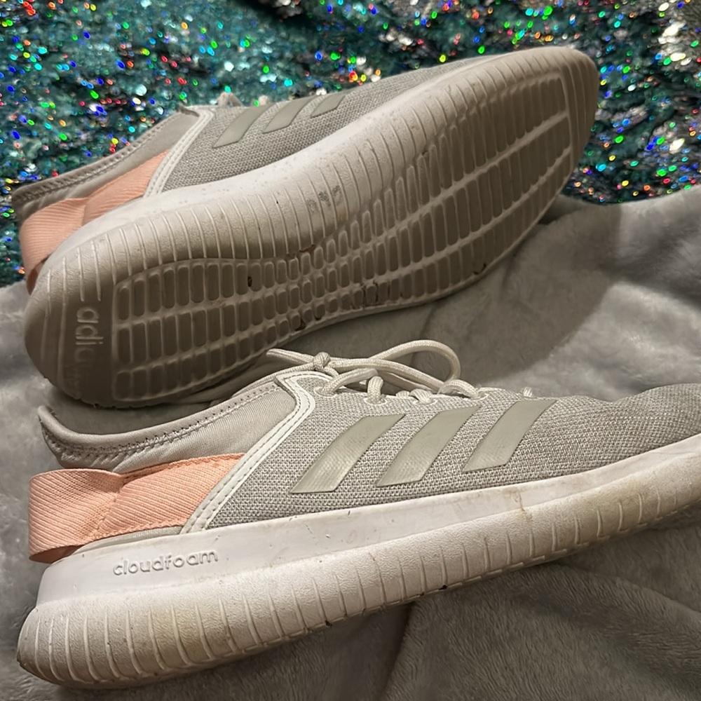 Adidas Cloudfoam Size 9 Sneakers Grey - image 6